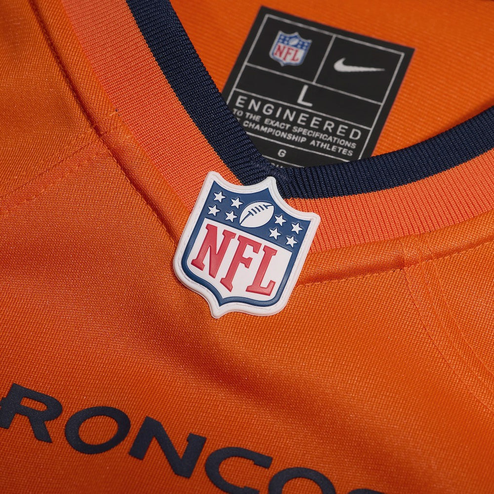 Talanoa Hufanga Denver Broncos Team Game Jersey Orange