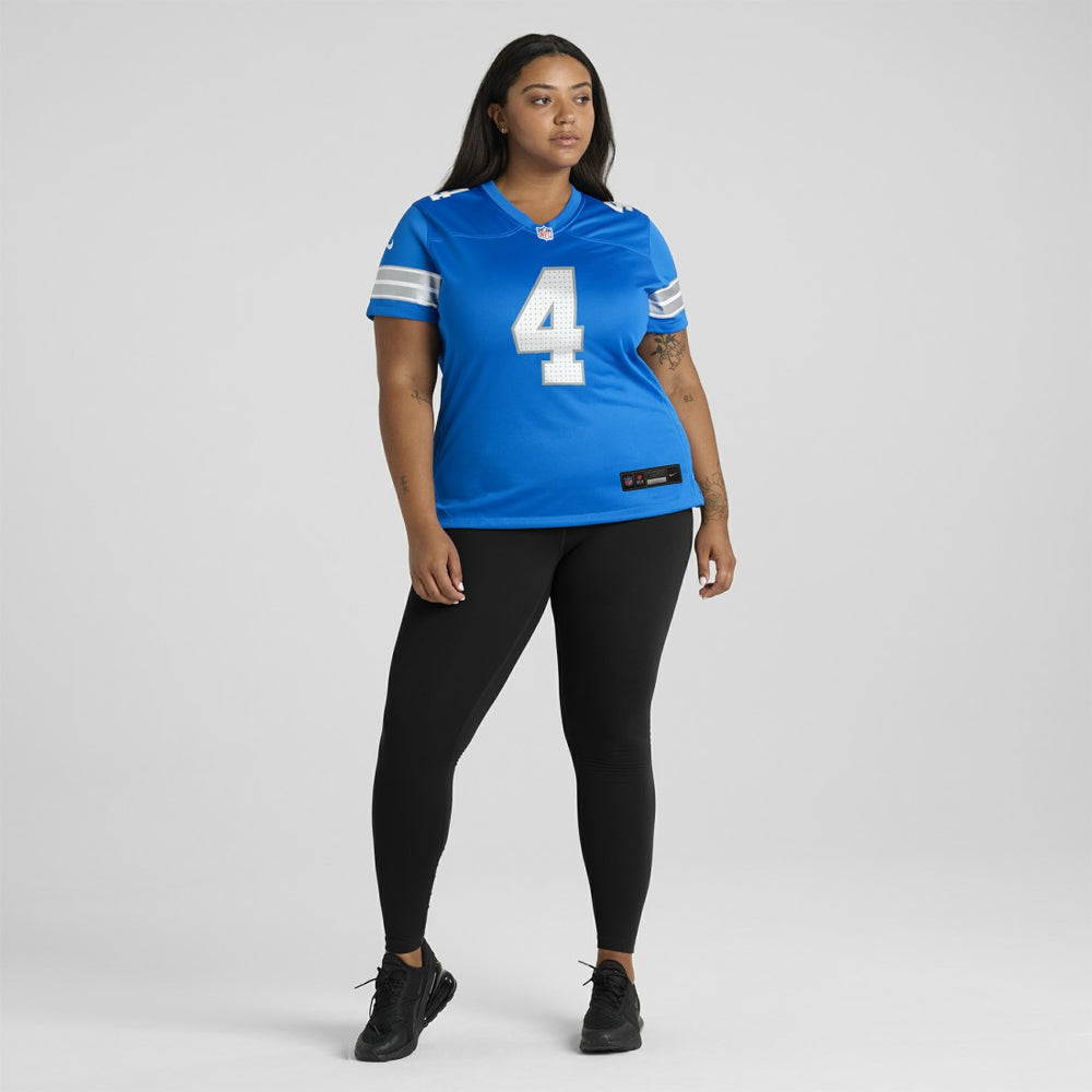 D.J. Reed Detroit Lions Women's Team Game Jersey Blue