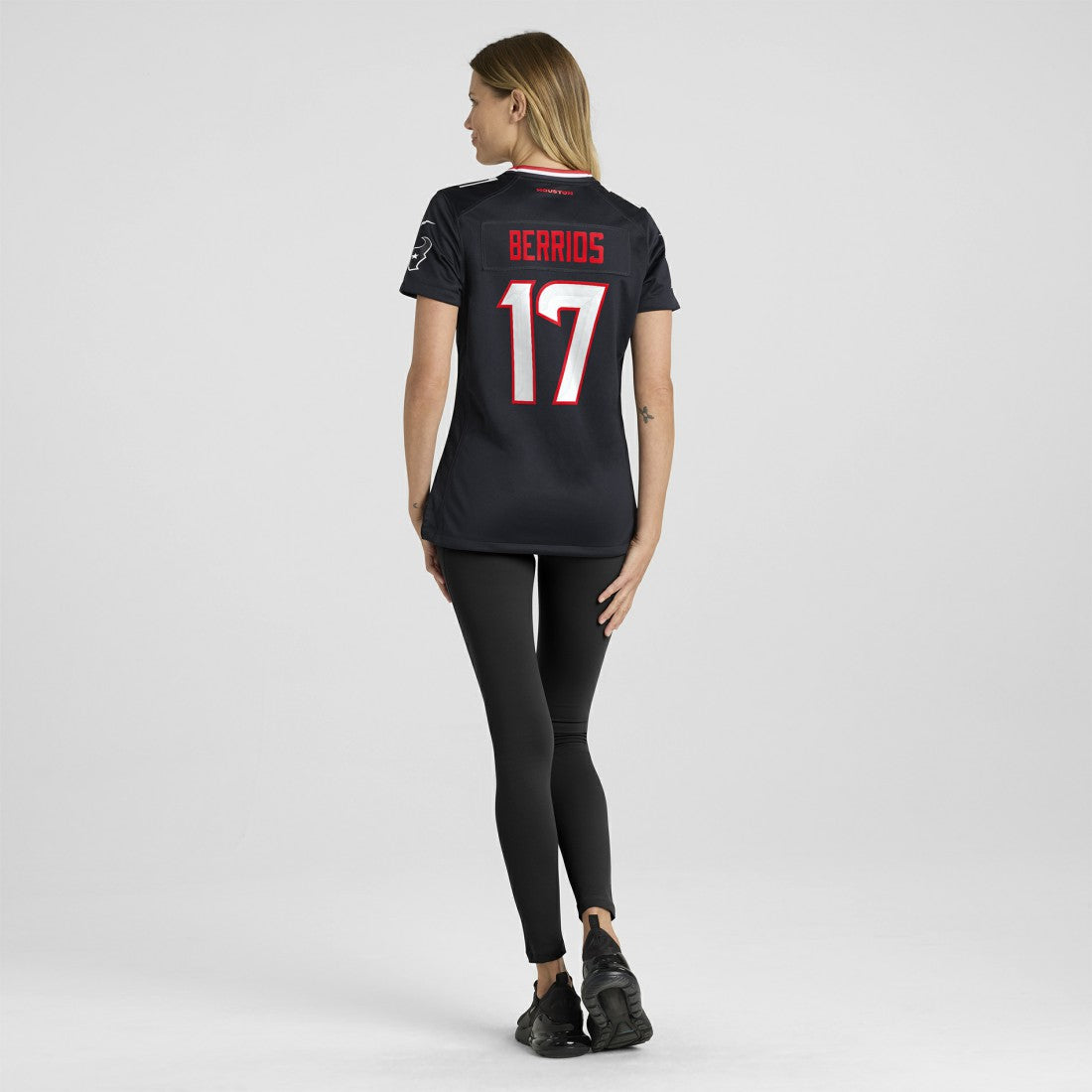 Braxton Berrios Houston Texans Women's Team Game Jersey Navy