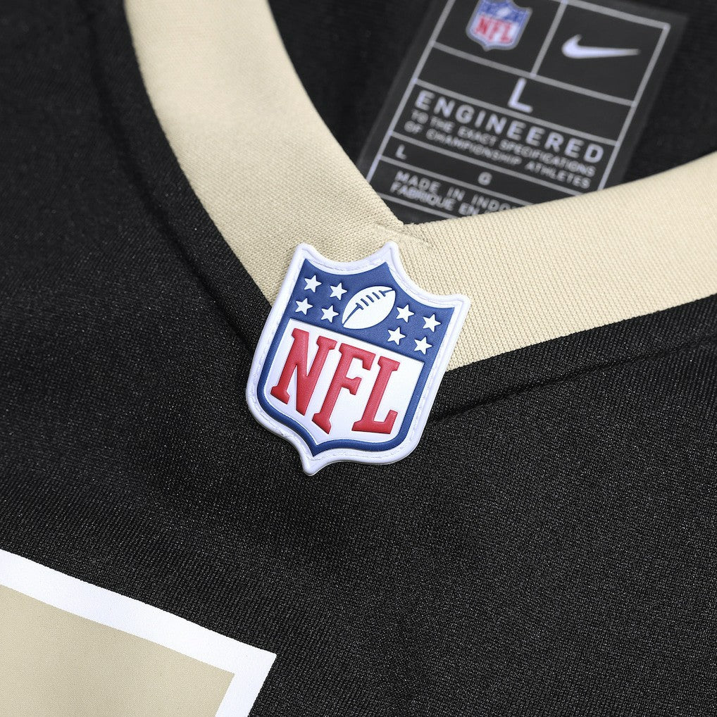 Spencer Rattler New Orleans Saints Team Game Jersey Black