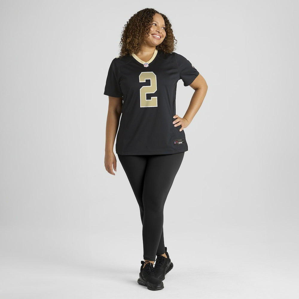 Spencer Rattler New Orleans Saints Women's Team Game Jersey Black