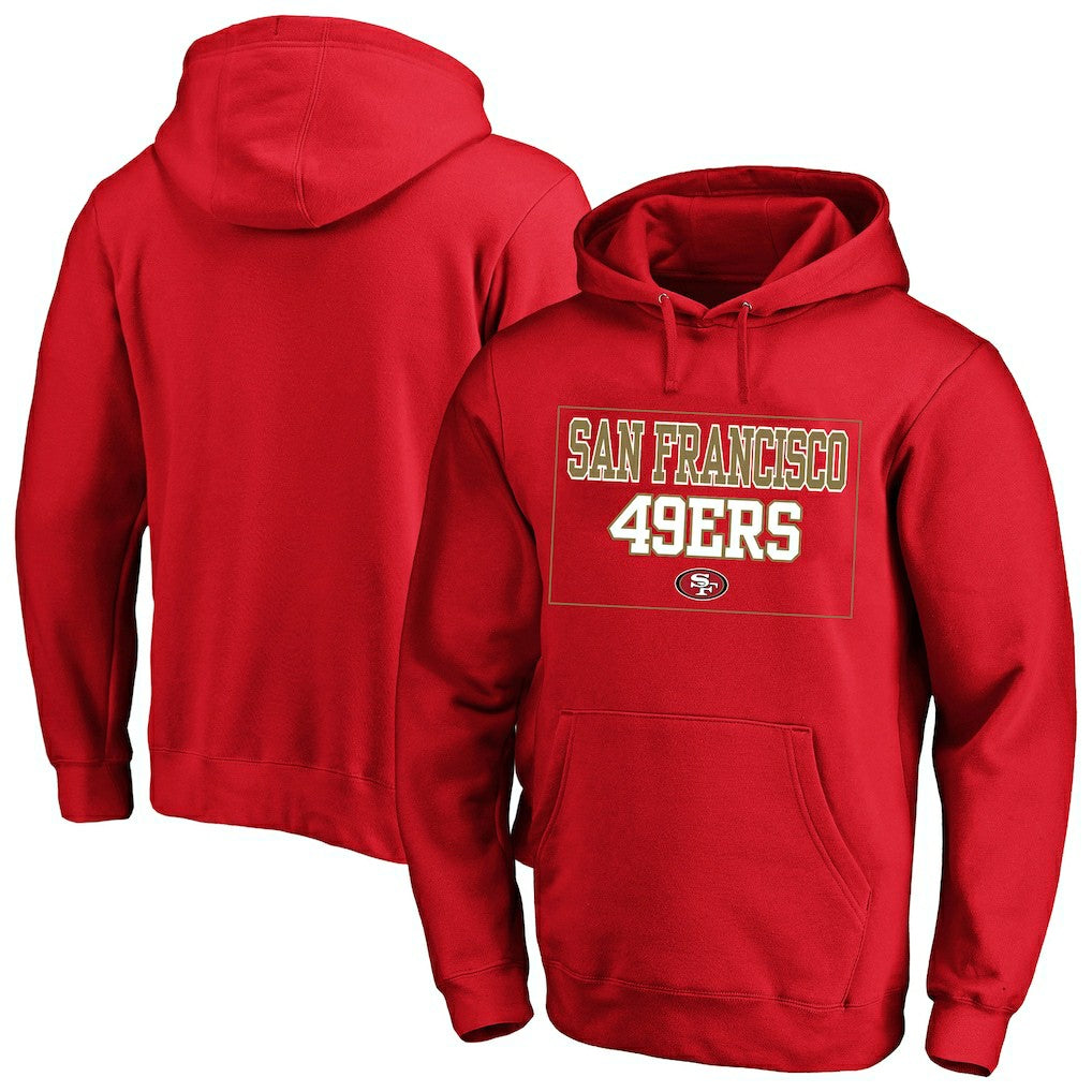 San Francisco 49ers Big & Tall Fleece Hoodie Scarlet