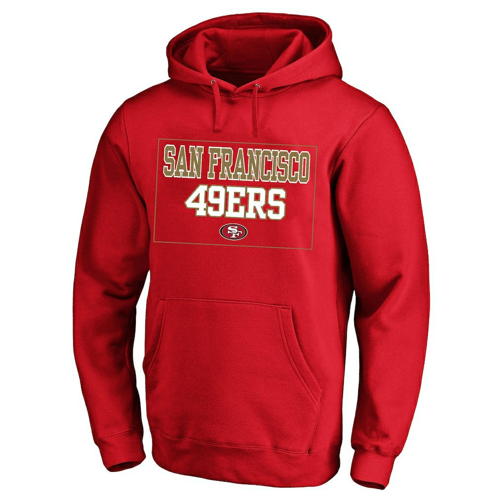 San Francisco 49ers Big & Tall Fleece Hoodie Scarlet