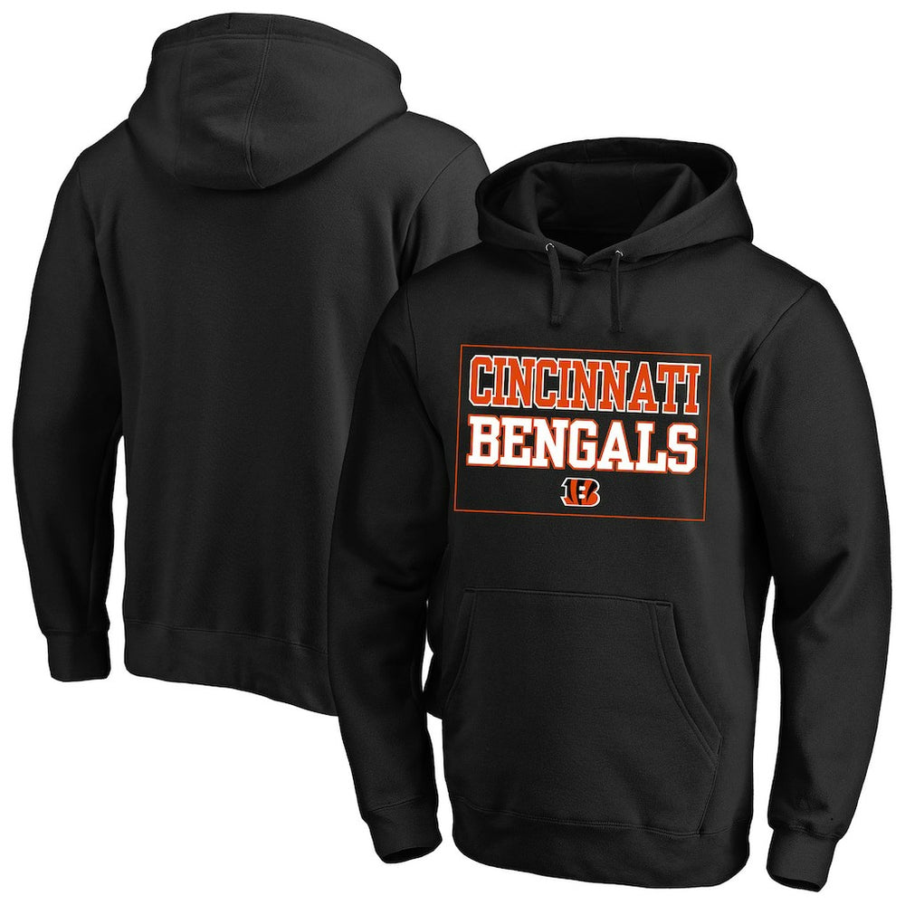 Cincinnati Bengals Big & Tall Fleece Hoodie Black