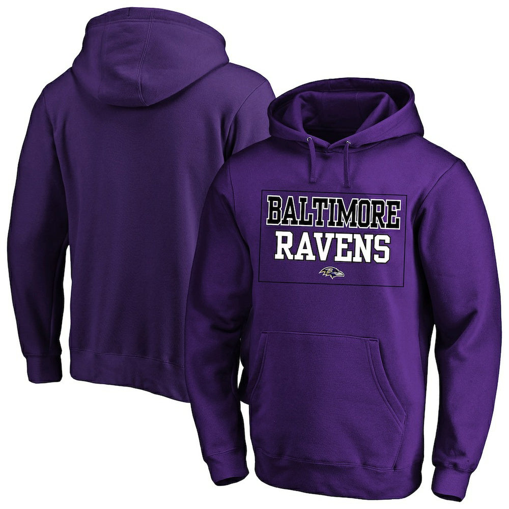 Baltimore Ravens Big & Tall Fleece Hoodie Purple