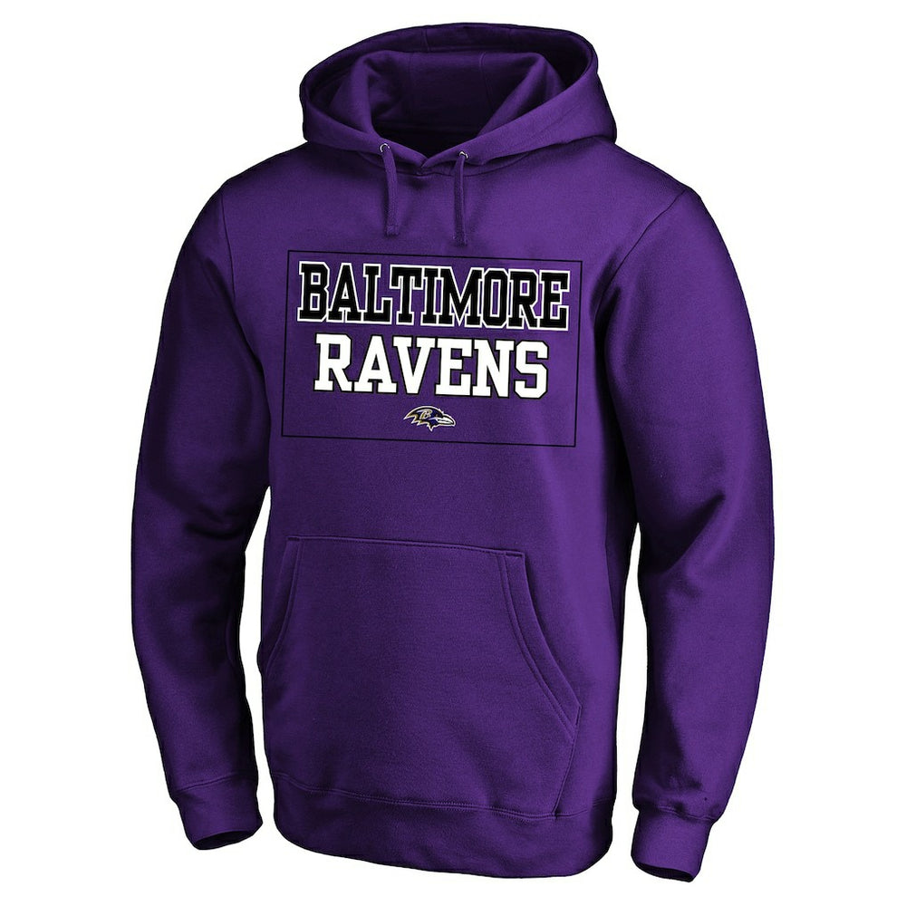 Baltimore Ravens Big & Tall Fleece Hoodie Purple