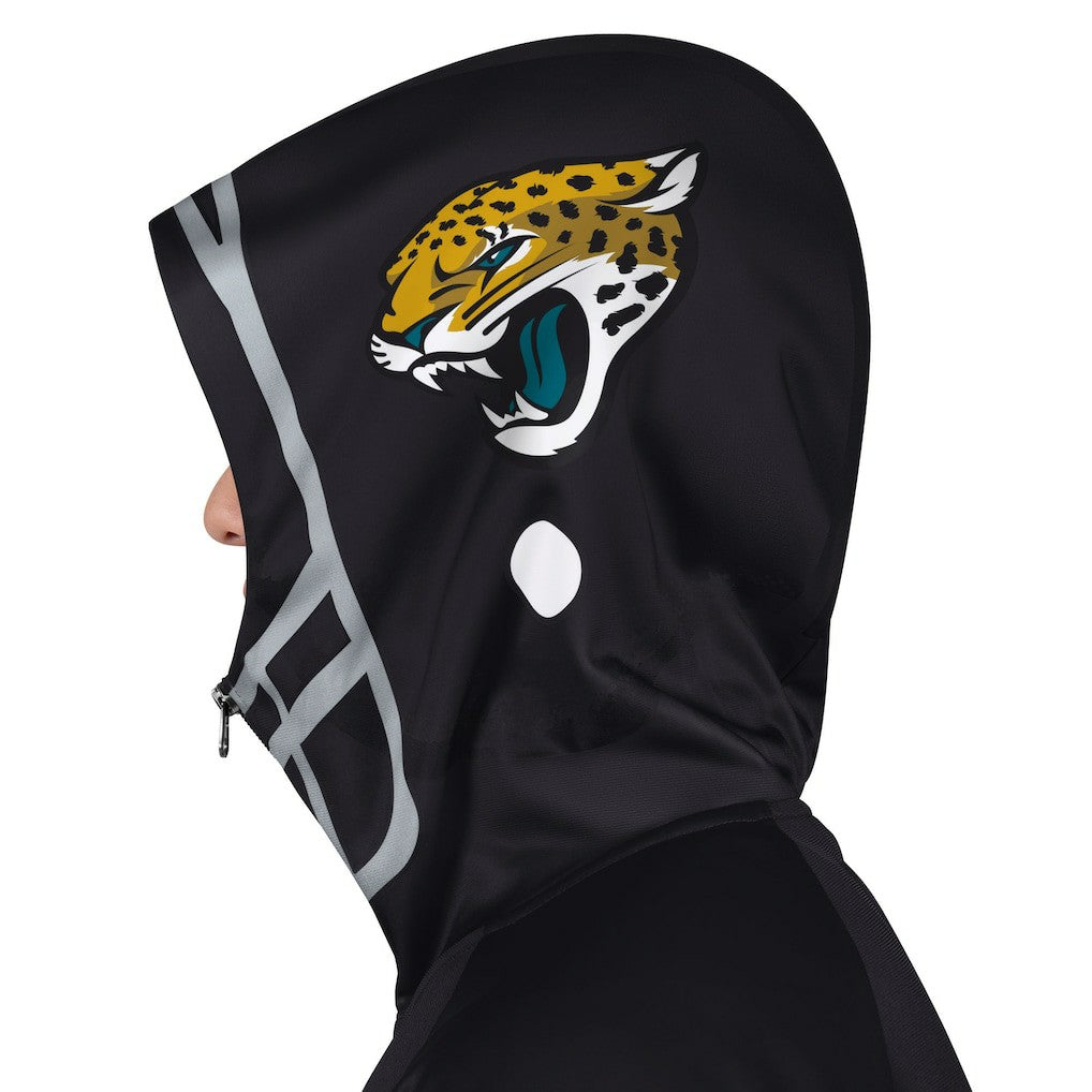 Jacksonville Jaguars Pro Player Helmet Full-Zip Hooded Track Jacket Black/Teal