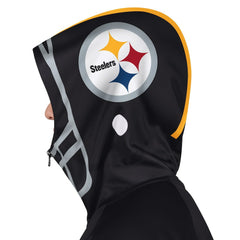 Pittsburgh Steelers Pro Player Helmet Full-Zip Hooded Track Jacket Black/Gold