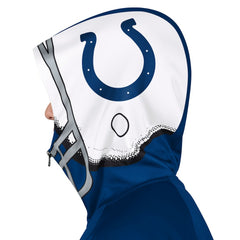 Indianapolis Colts Pro Player Helmet Full-Zip Hooded Track Jacket Royal/White