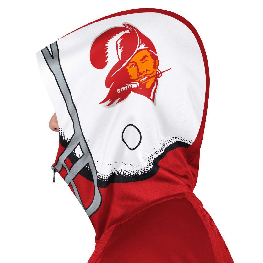 Tampa Bay Buccaneers Pro Player Retro Helmet Full-Zip Hooded Track Jacket Red/Orange