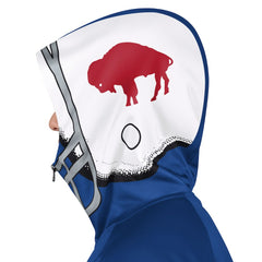 Buffalo Bills Pro Player Retro Helmet Full-Zip Hooded Track Jacket Royal/Red