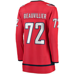 NHL Anthony Beauvillier Washington Capitals Fanatics Women's Home Breakaway Player Jersey - Red