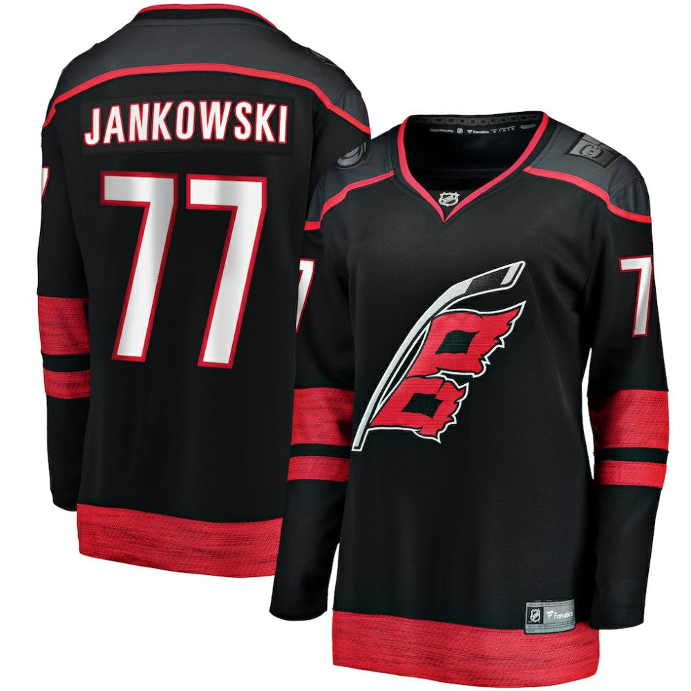NHL Mark Jankowski Carolina Hurricanes Fanatics Women's Home Breakaway Player Jersey - Black