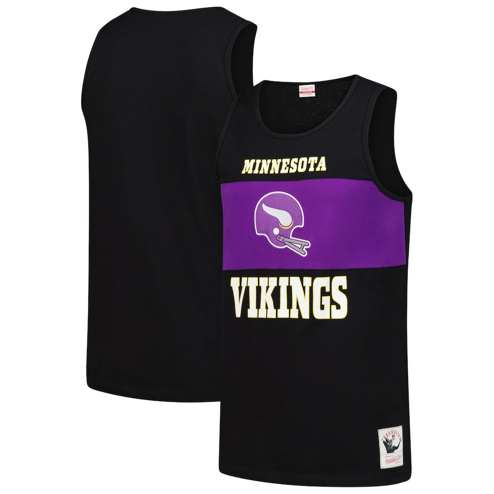 Minnesota Vikings Retro Colorblock Tank Top Black