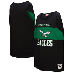 Philadelphia Eagles Retro Colorblock Tank Top Black
