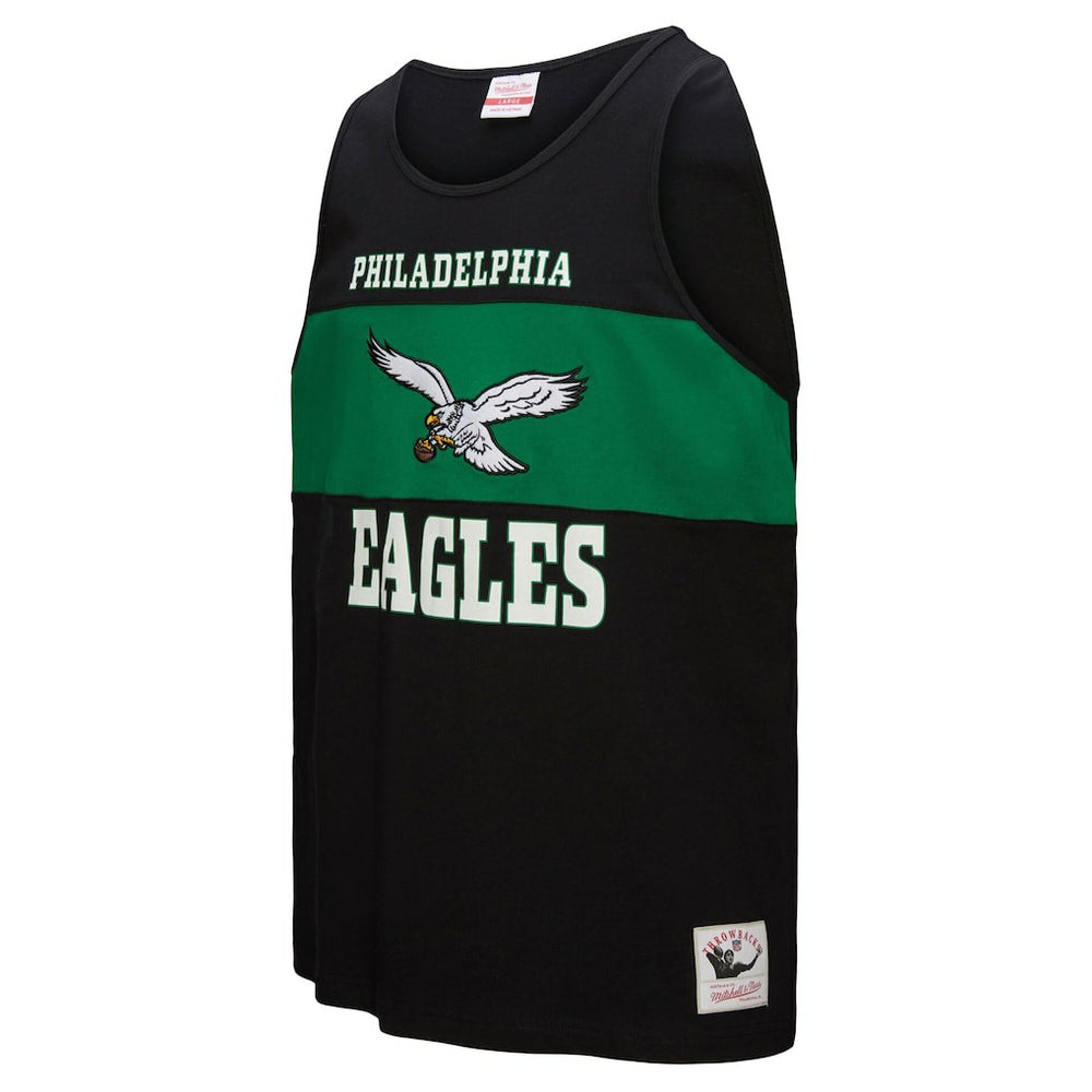 Philadelphia Eagles Retro Colorblock Tank Top Black