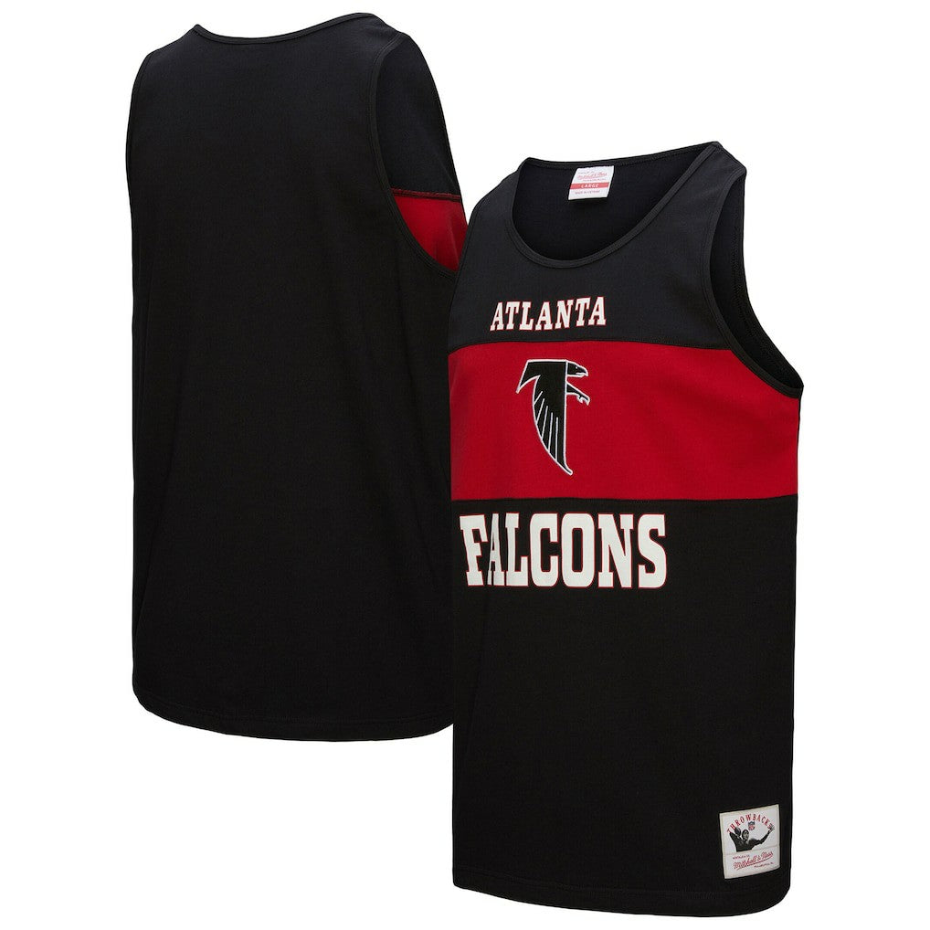 Atlanta Falcons Retro Colorblock Tank Top Black