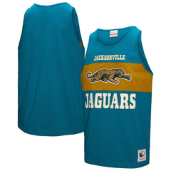 Jacksonville Jaguars Retro Colorblock Tank Top Teal