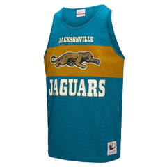 Jacksonville Jaguars Retro Colorblock Tank Top Teal