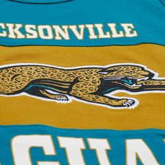 Jacksonville Jaguars Retro Colorblock Tank Top Teal