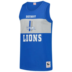 Detroit Lions Retro Colorblock Tank Top Blue