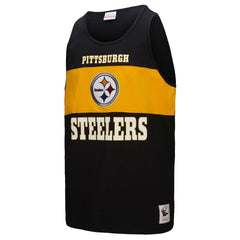 Pittsburgh Steelers Retro Colorblock Tank Top Black