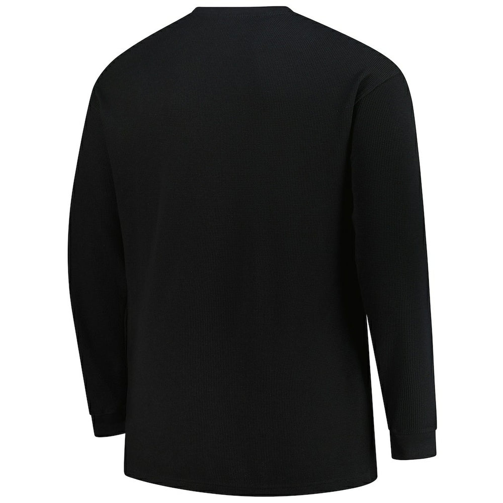 Atlanta Falcons Big & Tall Throwback Thermal Long Sleeve T-Shirt Black
