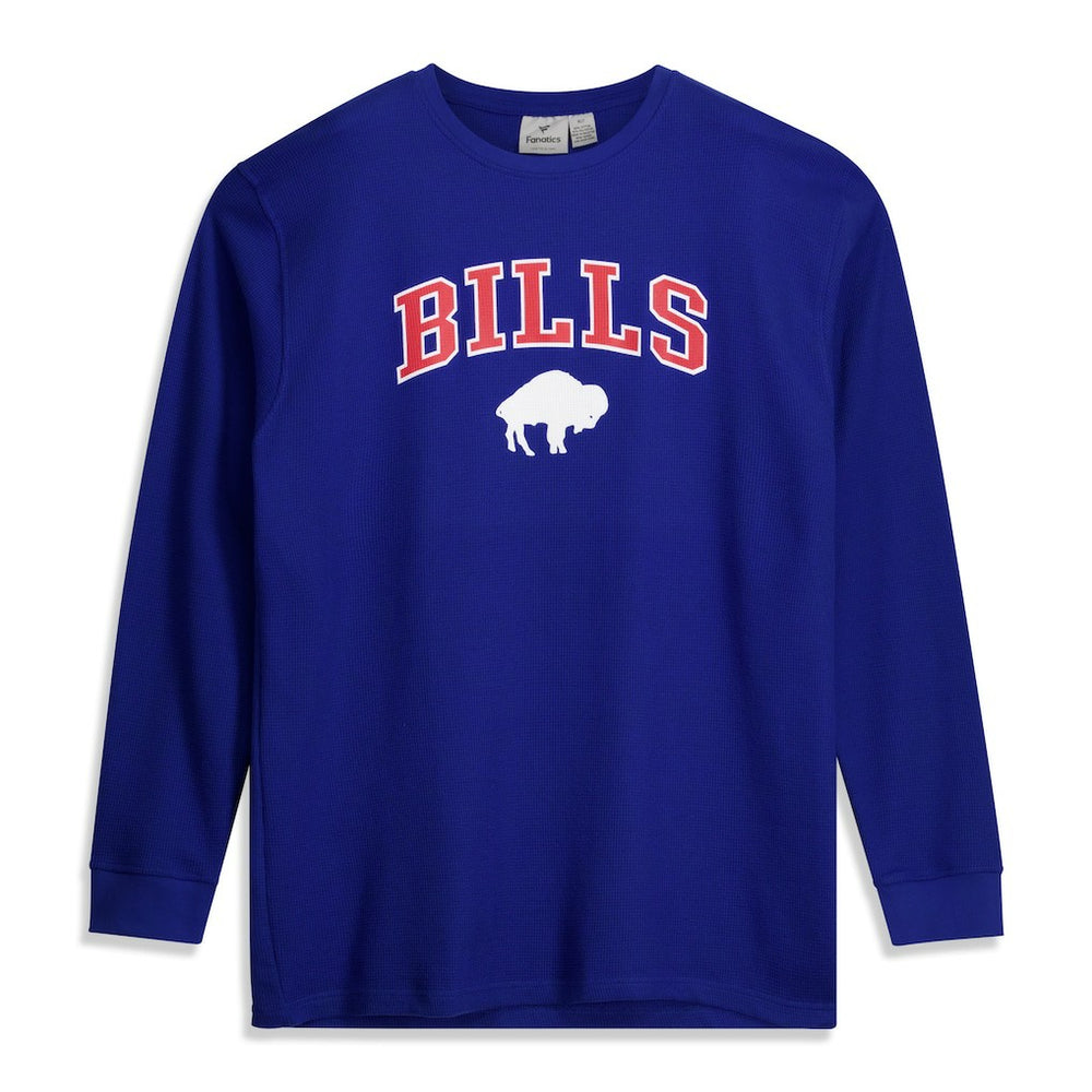 Buffalo Bills Big & Tall Throwback Thermal Long Sleeve T-Shirt Royal