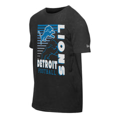Detroit Lions New Era Enzyme Washed Oversized T-Shirt Black