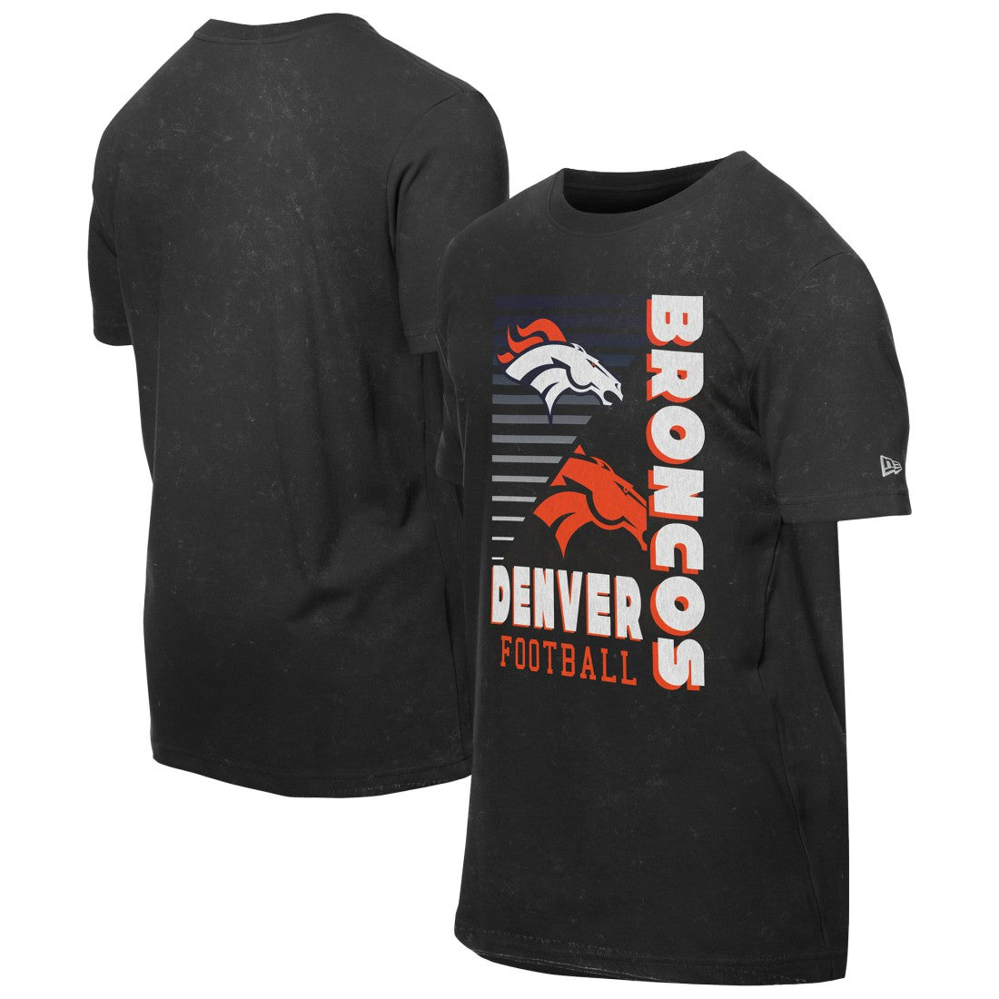 Denver Broncos New Era Enzyme Washed Oversized T-Shirt Black