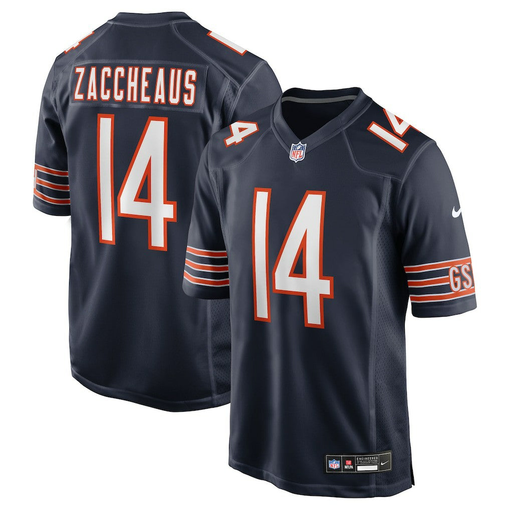 Olamide Zaccheaus Chicago Bears Team Game Jersey Navy