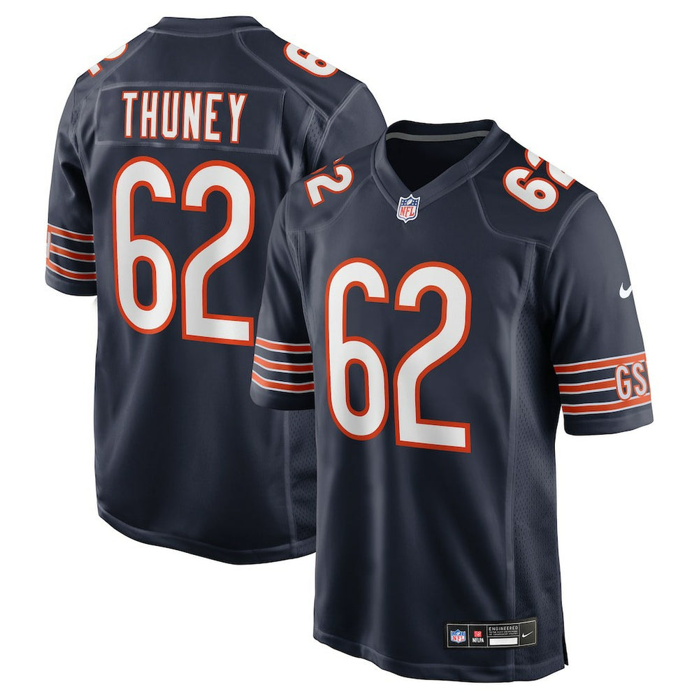 Joe Thuney Chicago Bears Team Game Jersey Navy