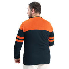 Chicago Bears G-III Sports by Carl Banks Adaptive Outlast Long Sleeve T-Shirt Navy/Orange