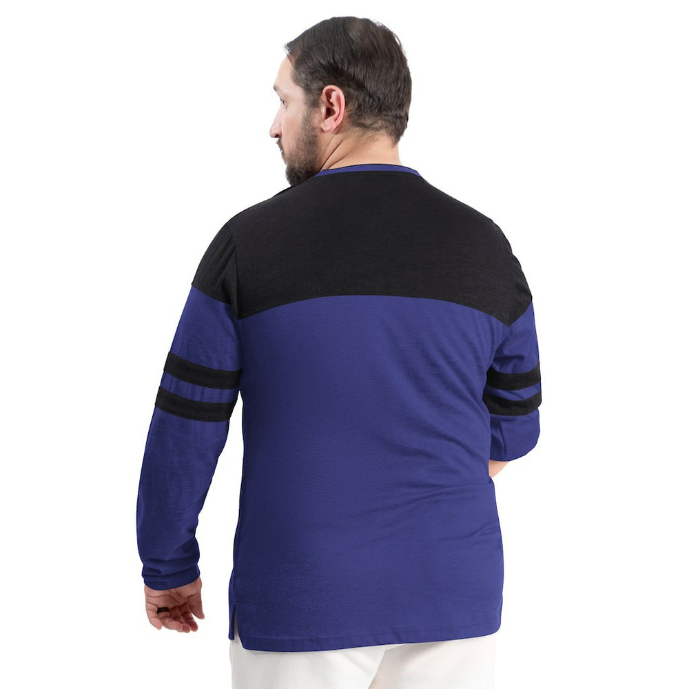 Baltimore Ravens G-III Sports by Carl Banks Adaptive Outlast Long Sleeve T-Shirt Purple/Black