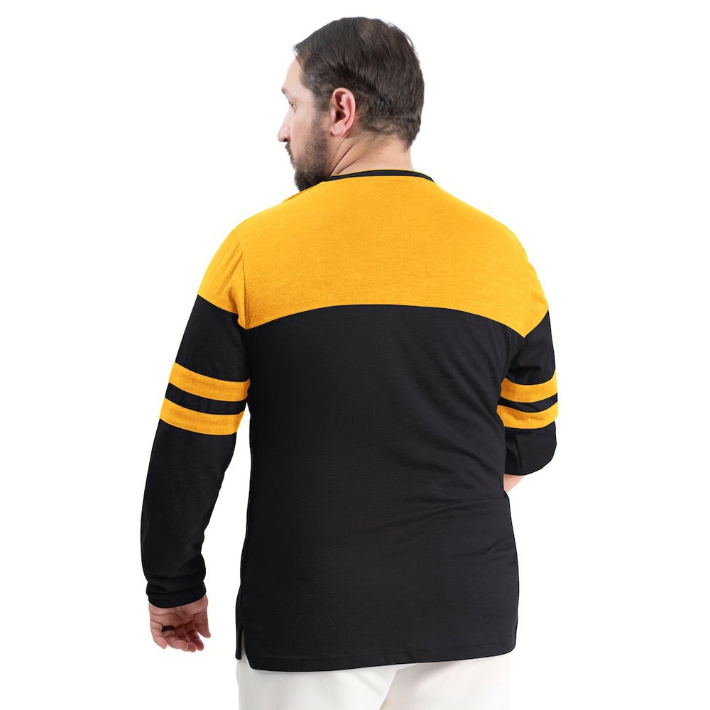 Pittsburgh Steelers G-III Sports by Carl Banks Adaptive Outlast Long Sleeve T-Shirt Black/Gold