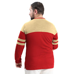 San Francisco 49ers G-III Sports by Carl Banks Adaptive Outlast Long Sleeve T-Shirt Scarlet/Gold