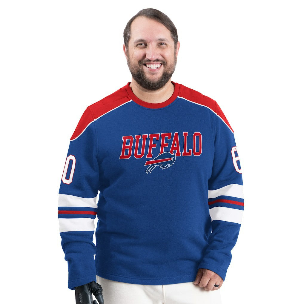 Buffalo Bills G-III Sports by Carl Banks Adaptive Lord Stanley Crewneck Sweatshirt Royal