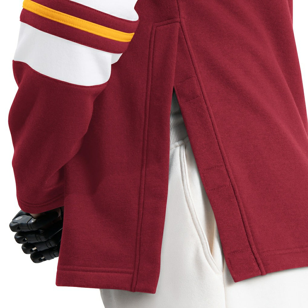 Washington Commanders G-III Sports by Carl Banks Adaptive Lord Stanley Crewneck Sweatshirt Burgundy
