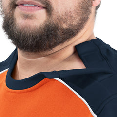 Denver Broncos G-III Sports by Carl Banks Adaptive Lord Stanley Crewneck Sweatshirt Orange