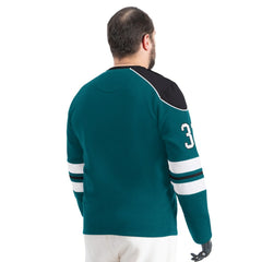 Philadelphia Eagles G-III Sports by Carl Banks Adaptive Lord Stanley Crewneck Sweatshirt Midnight Green