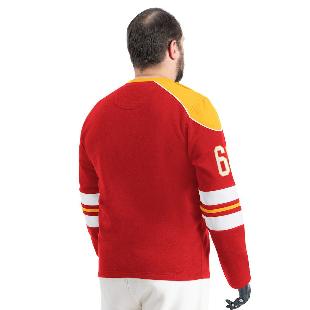 Kansas City Chiefs G-III Sports by Carl Banks Adaptive Lord Stanley Crewneck Sweatshirt Red