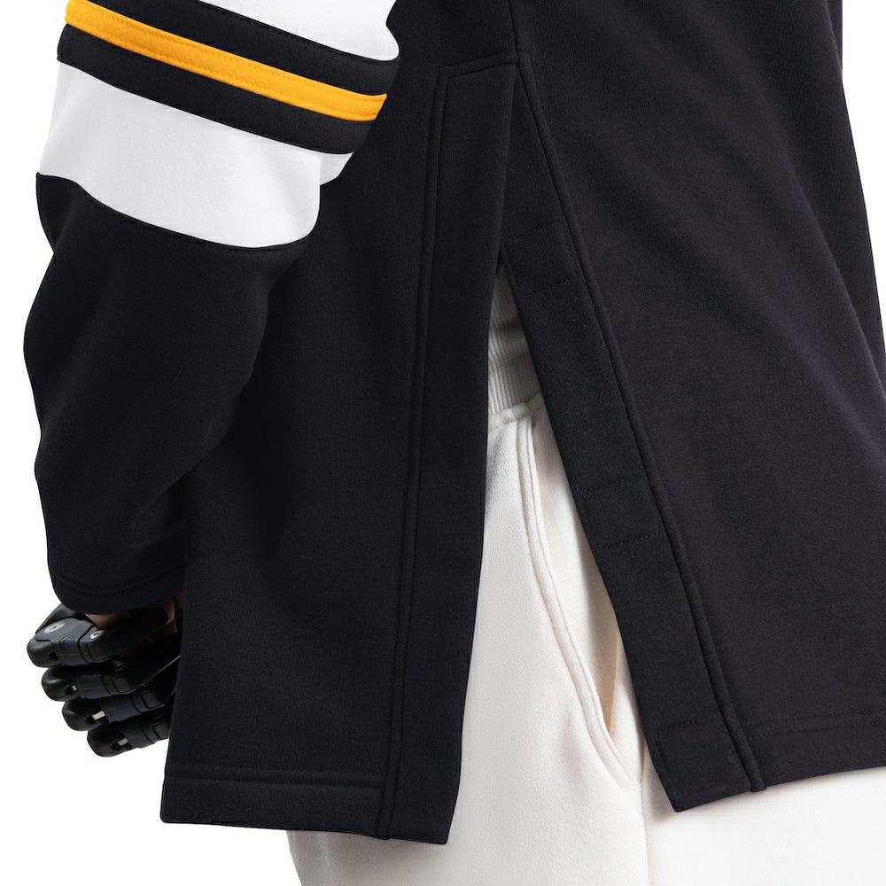 Pittsburgh Steelers G-III Sports by Carl Banks Adaptive Lord Stanley Crewneck Sweatshirt Black