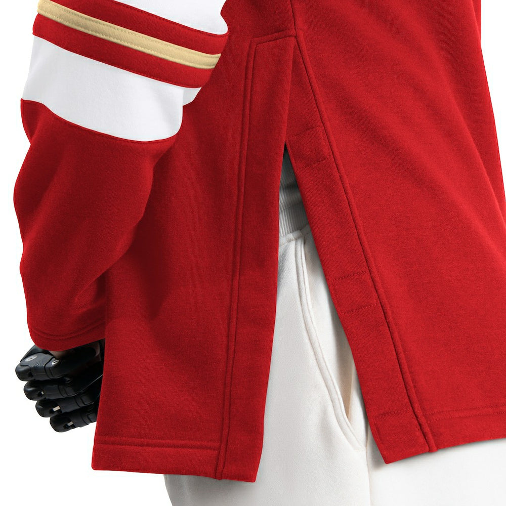 San Francisco 49ers G-III Sports by Carl Banks Adaptive Lord Stanley Crewneck Sweatshirt Scarlet