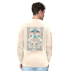 Kansas City Chiefs Margaritaville Five O'Clock Henley Long Sleeve T-Shirt Cream