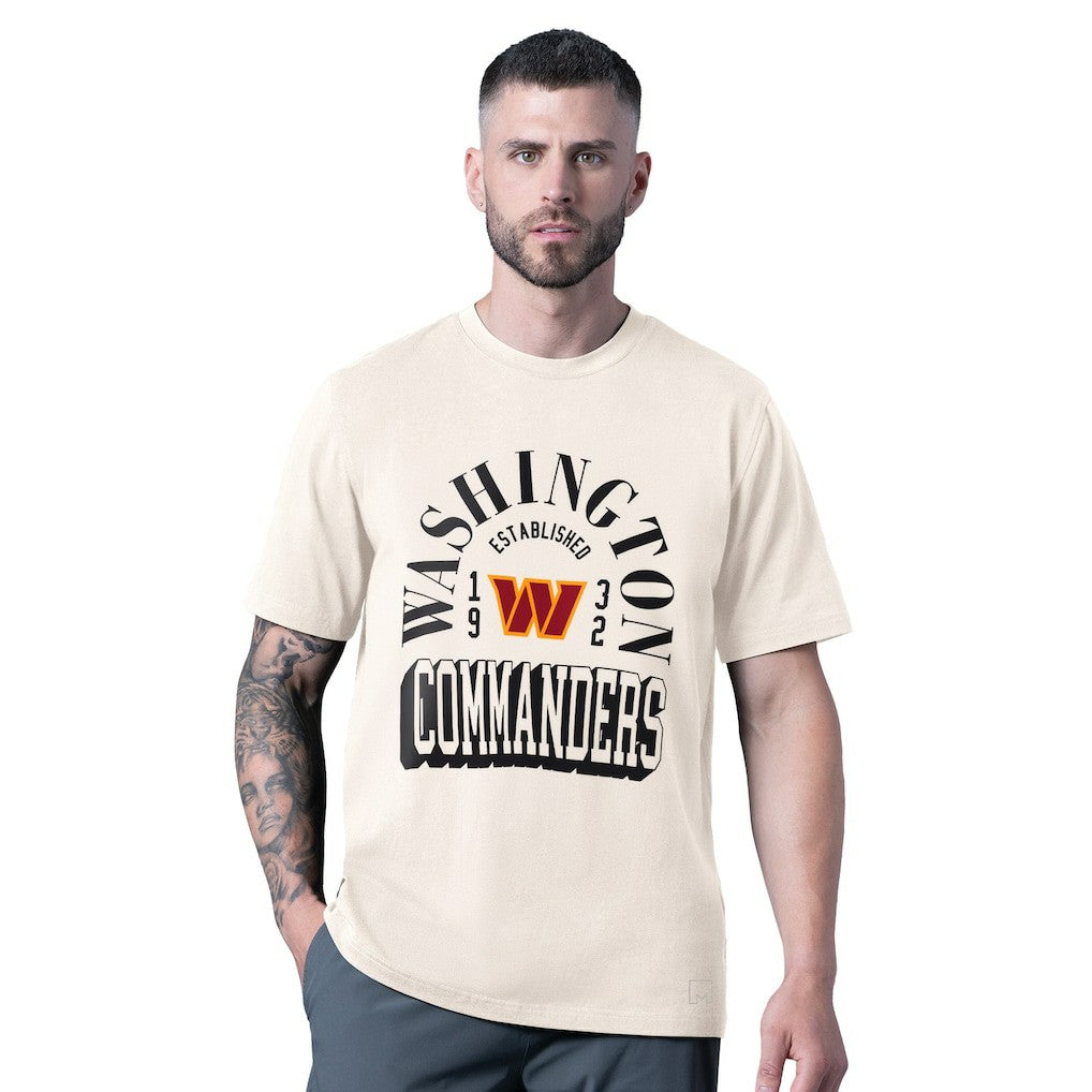 Washington Commanders MSX by Michael Strahan Whiteout Vintage T-Shirt White