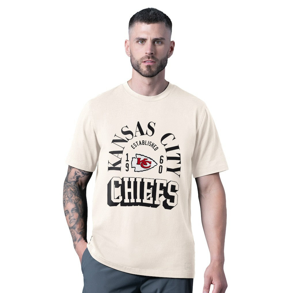 Kansas City Chiefs MSX by Michael Strahan Whiteout Vintage T-Shirt White