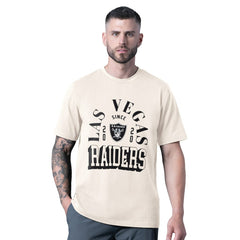 Las Vegas Raiders MSX by Michael Strahan Whiteout Vintage T-Shirt White