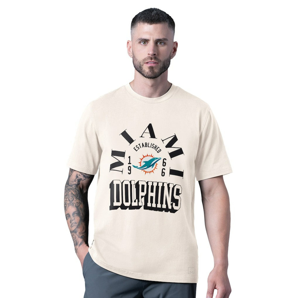 Miami Dolphins MSX by Michael Strahan Whiteout Vintage T-Shirt White