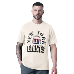 New York Giants MSX by Michael Strahan Whiteout Vintage T-Shirt White