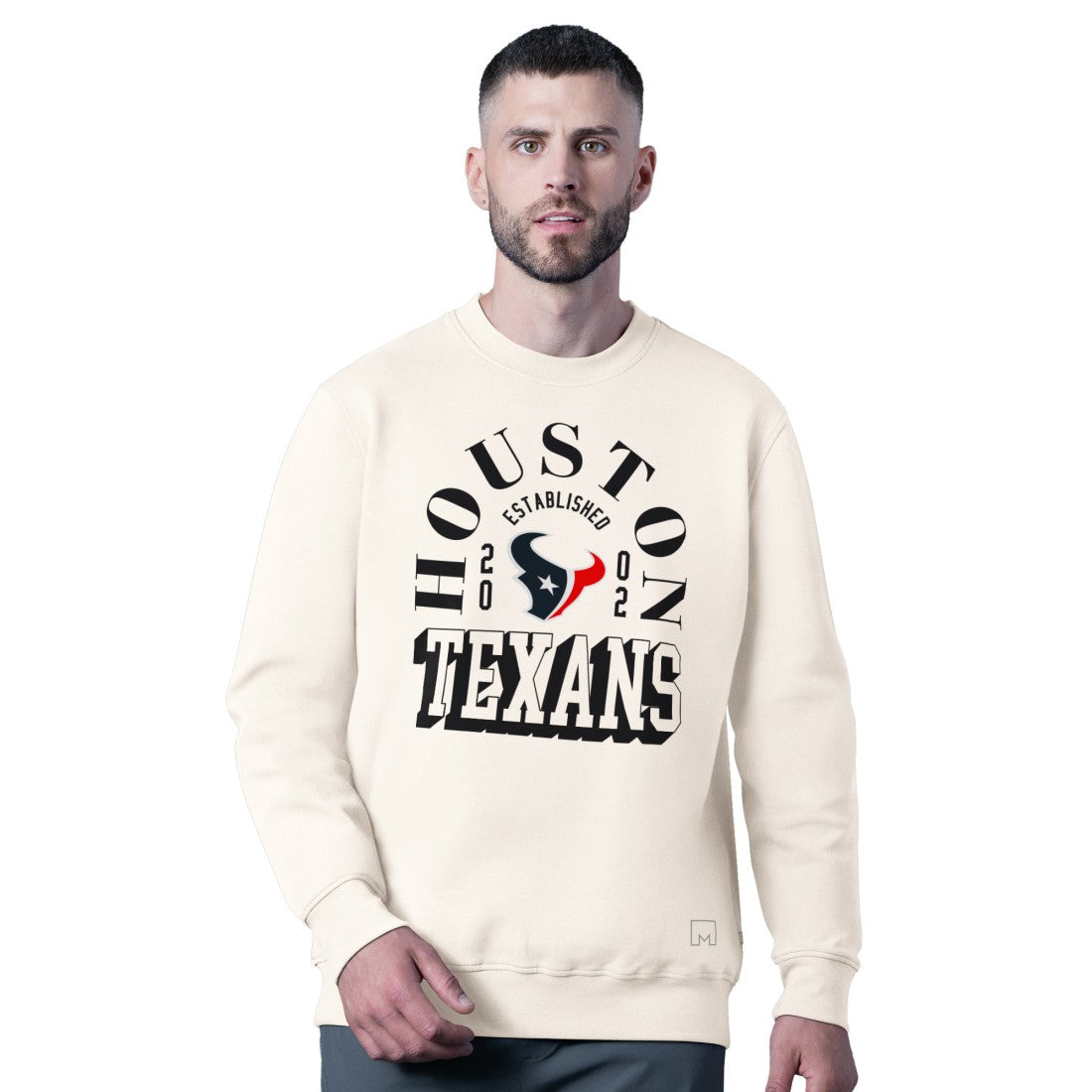 Houston Texans MSX by Michael Strahan Whiteout Tri-Blend Sweatshirt White